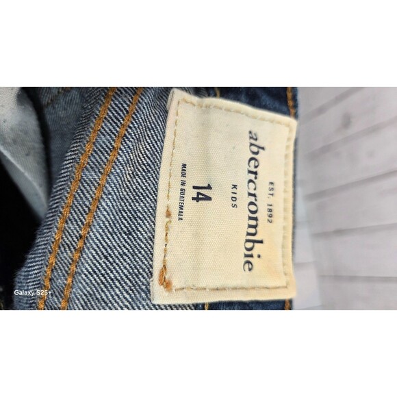 Abercrombie Kids Size 14 The A&F Skinny Blue Denim Jeans Youth EUC - Picture 11 of 15